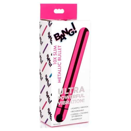 Bang! - 10X 幼身金屬子彈震動器 - 粉紅色 照片