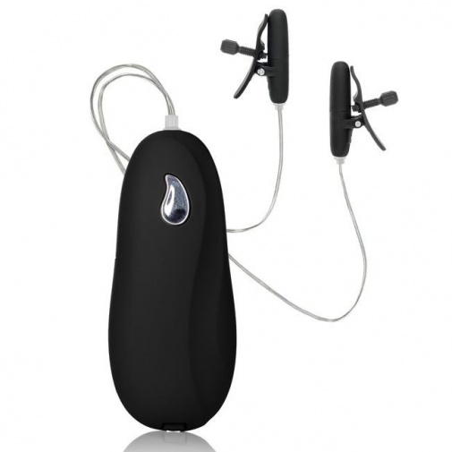 CEN - Vibrating Heated Nipple Teasers - Black photo