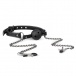 Easytoys - Open Ball Gag w Nipple Clamps - Black photo