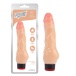 Chisa - 7.8" 经典 震动仿真假阳具 - 肉色 照片-6