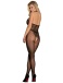 Ohyeah - Lace Turtleneck Bodystocking - Black - M photo-2