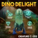 Creature Cocks  - 侏羅紀恐龍假陽具 - 綠色/藍色 照片-6