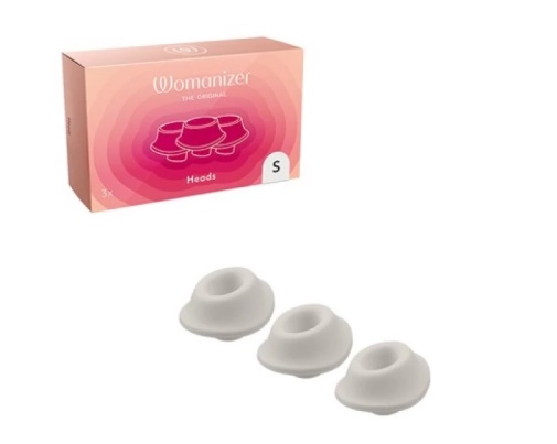 Womanizer - Premium Heads S-size 3 pcs - Warm Grey photo