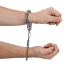 Ouch - Metal Hand Cuffs - Silver photo-2