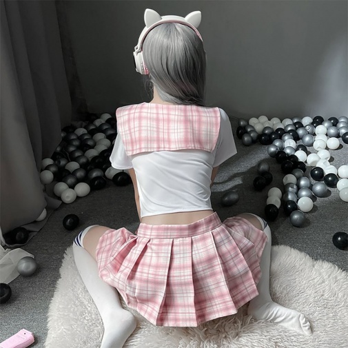 Costume Garden - GB-608 女学生制服 M - 粉红色 照片