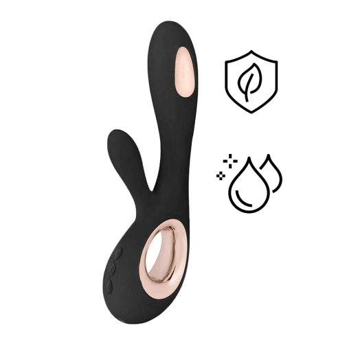 Lelo - Soraya Wave G點&陰蒂兔仔按摩棒 - 黑色 照片
