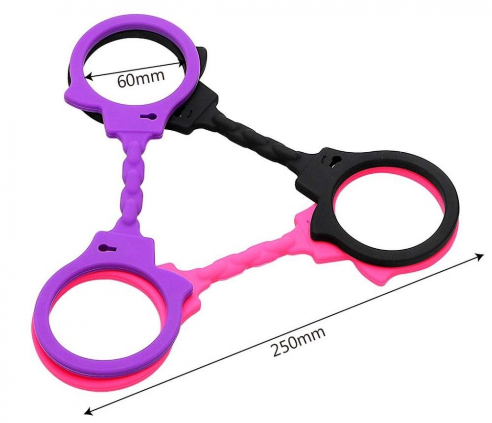 Add a dash of excitement to your playtime with the ToyJoy St... ToyJoy - Stretchy Fun Cuffs - Pink photo-4