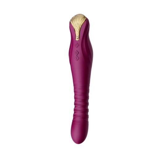 Zalo - King APP Thrusting Vibrator - Velvet Purple photo