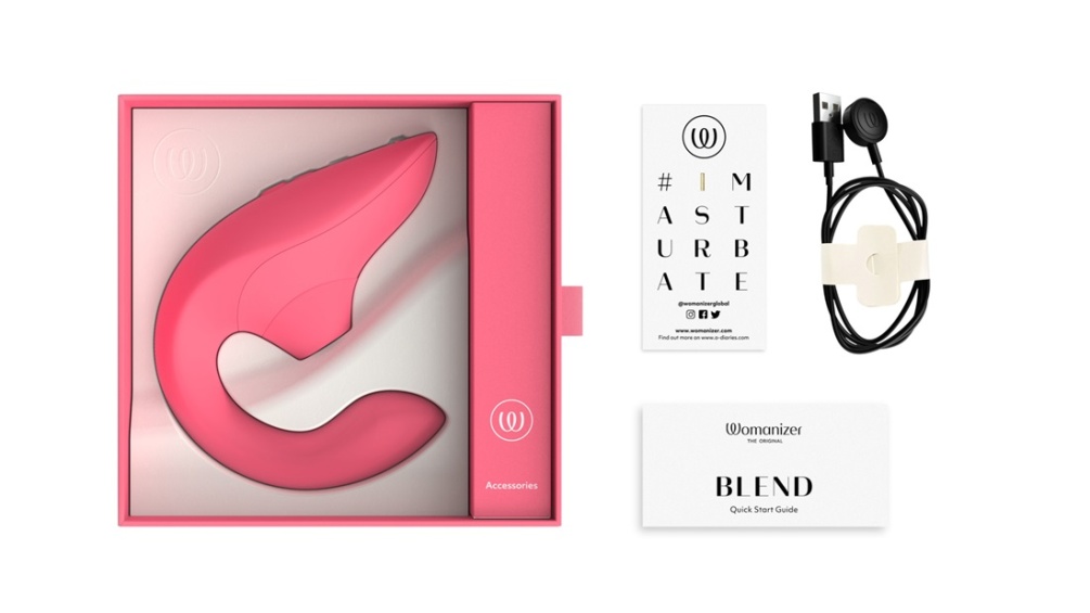 Blend is Womanizer’s easy-to-use rabbit vibrator made for si... Womanizer - Blend Air Rabbit Vibrator - Rose photo-14