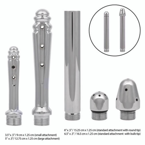 CEN - Pro Water Works Enema System - Silver photo