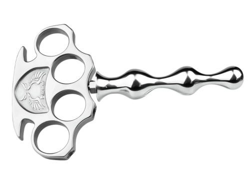 FAAK - Knuckle Metal Anal Plug S 照片