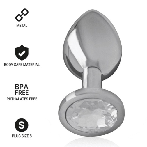 Intense - Metal Gem Plug S - Clear photo