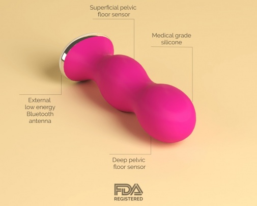 Perifit - App Control Pelvic Floor Trainer - Pink photo