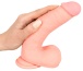 Medical Silicone - 帶陰囊假陽具 20 厘米 照片-6