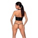 Passion - Genevia Set w Open Bra - Black - L/XL photo-2