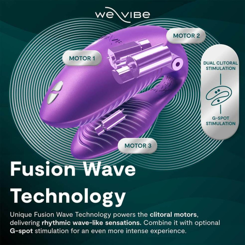 We-Vibe - Chorus Pro Clitoral & G-Spot Couples Vibrator - Cosmic Purple photo