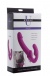 Strap U - Vibrating Strapless Silicone Strap-on Dildo - Pink photo-5