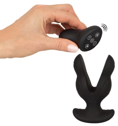 ANOS - E-Stim Power Expander Vibro Plug - Black photo