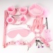 MT - Bondage Set 11pcs w Fluff - Pink photo