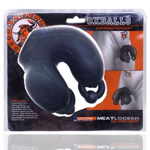 Oxballs - Meatlocker 贞操锁 - 冰透黑色 照片