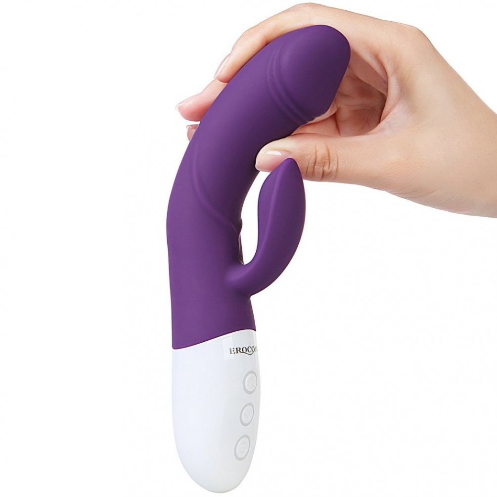 CRATER Jurchen intelligent heating double shock stick, indep... Erocome - Crater - Purple photo-5