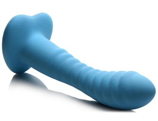 Simply Sweet - Ribbed Dildo - Blue photo