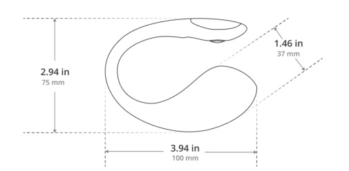 Lovense - Lush 4 - G-Spot Egg Vibrator App Controlled photo