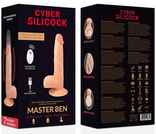 Cyber Silicock - Master Ben 伸缩震动仿真阳具 照片