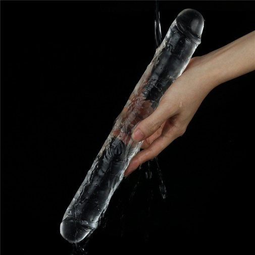 Lovetoy - Flawless 双头假阳具 12" - 透明 照片
