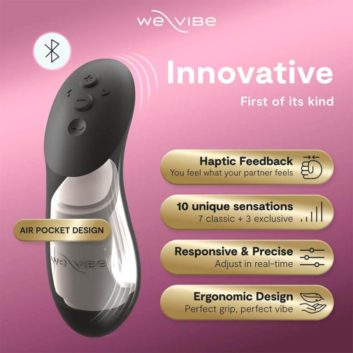 We-Vibe - Chorus Pro Clitoral & G-Spot Couples Vibrator - Satin Black 照片