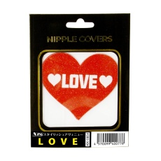 NPG - Love Nipple Covers - Red 照片