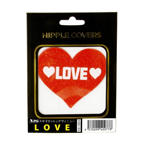 NPG - Love Nipple Covers - Red 照片