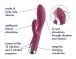 Satisfyer - Spinning Rabbit 1 旋转震动棒 - 红色 照片-5