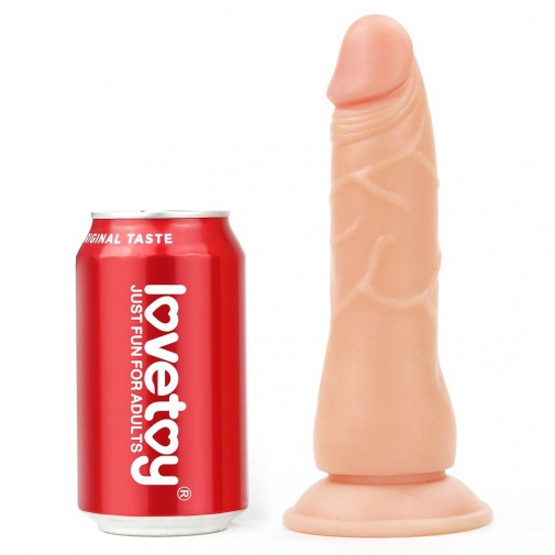 Lovetoy - 束帶連7.5"假陽具 - 膚色 照片