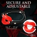 Master Series - Juicy Lips Open Mouth Gag - Red photo-5