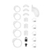 Lockdown - Chastity Cage M - Clear photo-2