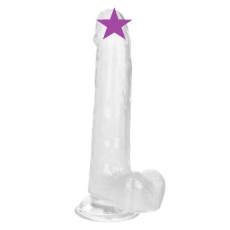 CEN - Size Queen 8" Dildo - Clear photo