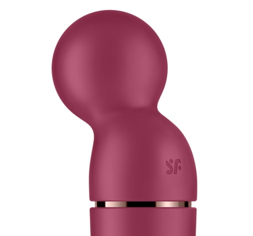 Satisfyer - Planet Wand-er 按摩器 - 红莓色 照片