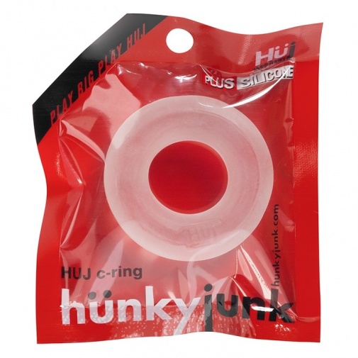 Hunkyjunk - Huj 阴茎环 - 冰白色 照片