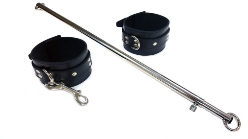 Rouge - Leg Spreader Bar w Leather Cuffs photo