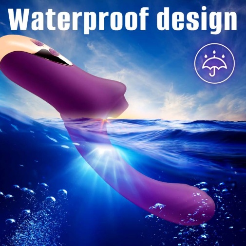 Secwell - Magic Sucking Vibrator - Purple photo