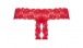 Underneath - Kyra Crotchless Thong - Red - L/XL photo-2