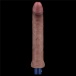 Lovetoy - 11" 超柔軟仿真震動假陽具 - 啡色 照片-5
