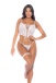 Mapale - 8929 Lingerie Set 3pcs - White - S/M photo