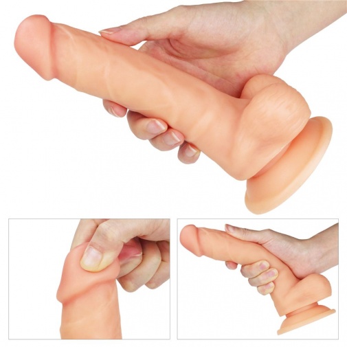 Lovetoy - 7.5" Vibro Easy Strapon Set w Balls photo