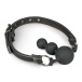 Easytoys - Triple Ball Pecker Gag - Black photo