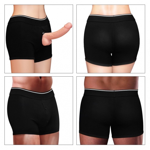 Lovetoy - Strapon Shorts For Sex - Black - M photo