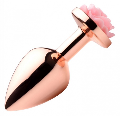 Booty Sparks - Gold Anal Plug M - Pink photo