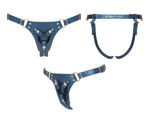 Strap-On-Me - Generous Strap-On Harness - Blue photo