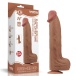 Lovetoy - 14" Sliding Skin Dildo - Brown 照片-12